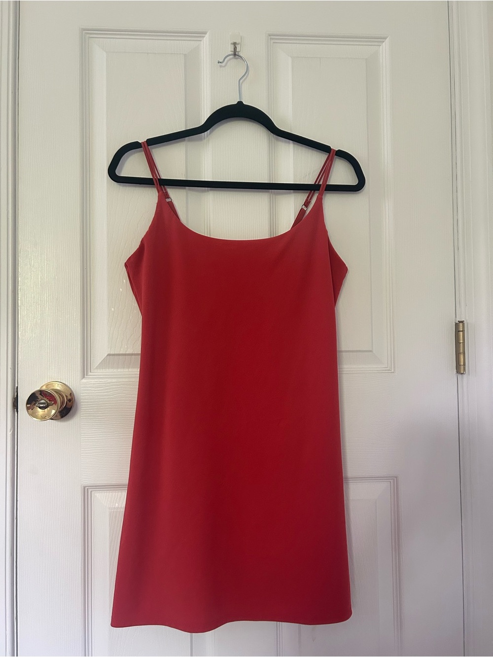 Abercrombie & Fitch Red Active Dress with Built-In Shorts Size M